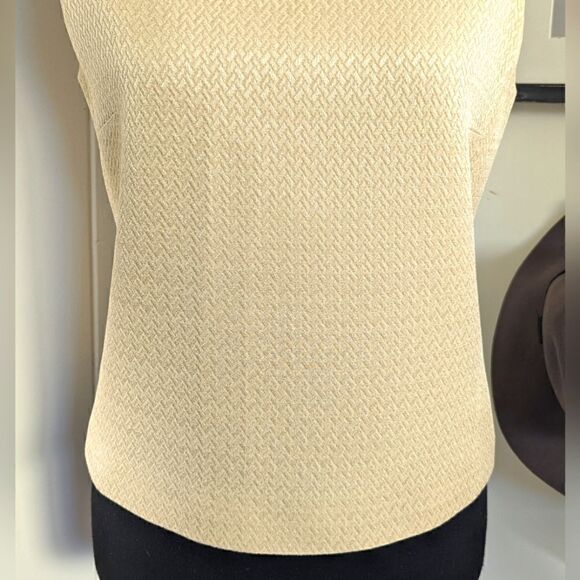 VTG MaxMara Pianoforte Wool Top 42 IT M Quiet Luxury Coastal 80s Chic Minimalist - Picture 4 of 11